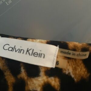 Calvin Klein Black and Gold Garment